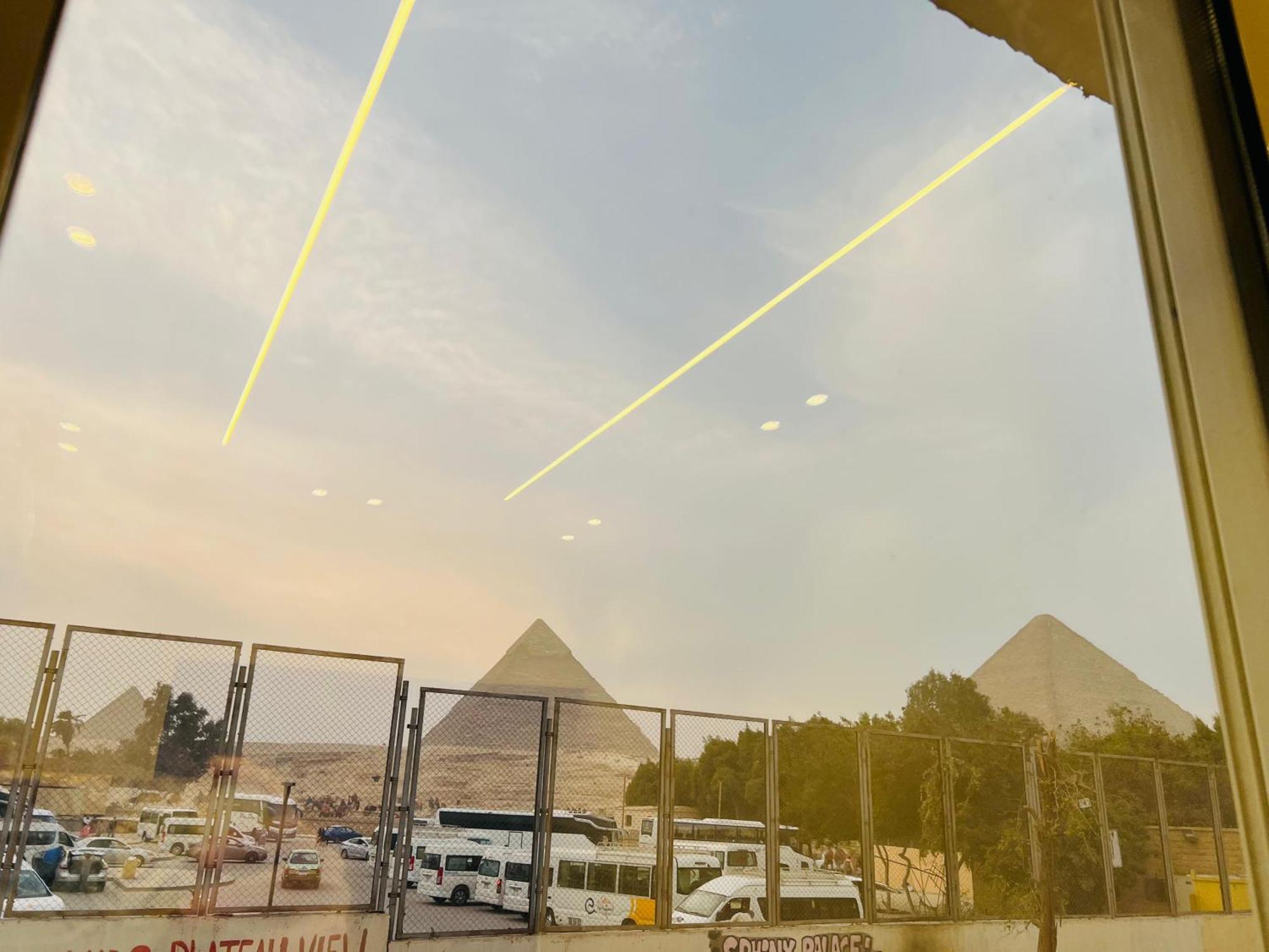Great Scarab Pyramids View Hotel Kafret el-Gabal Exterior photo
