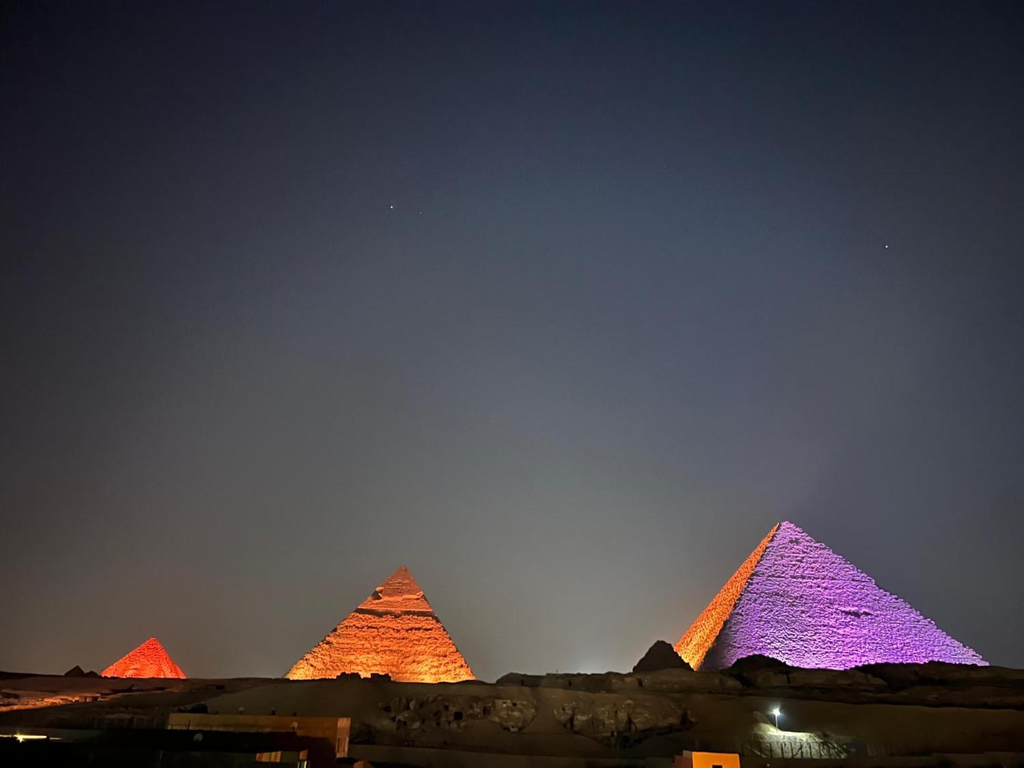 Great Scarab Pyramids View Hotel Kafret el-Gabal Exterior photo