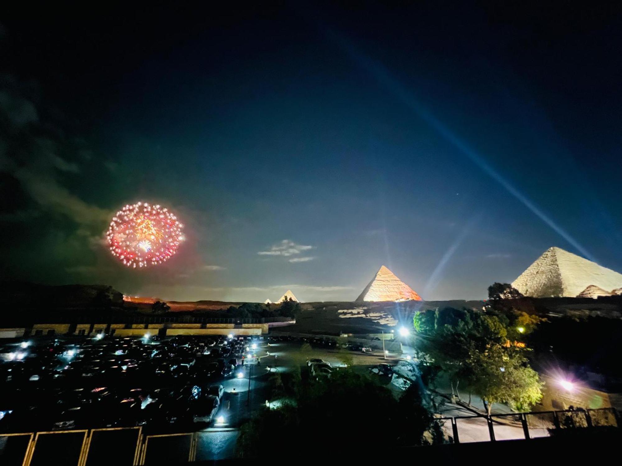 Great Scarab Pyramids View Hotel Kafret el-Gabal Exterior photo